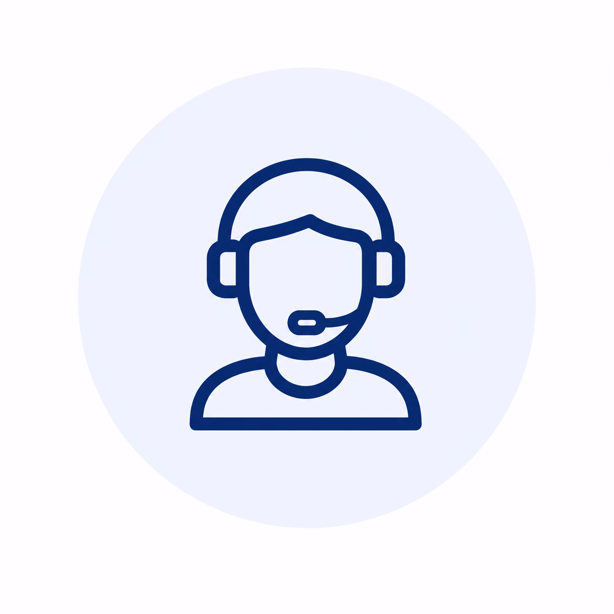 Icon Headset für Fragen und Beratung