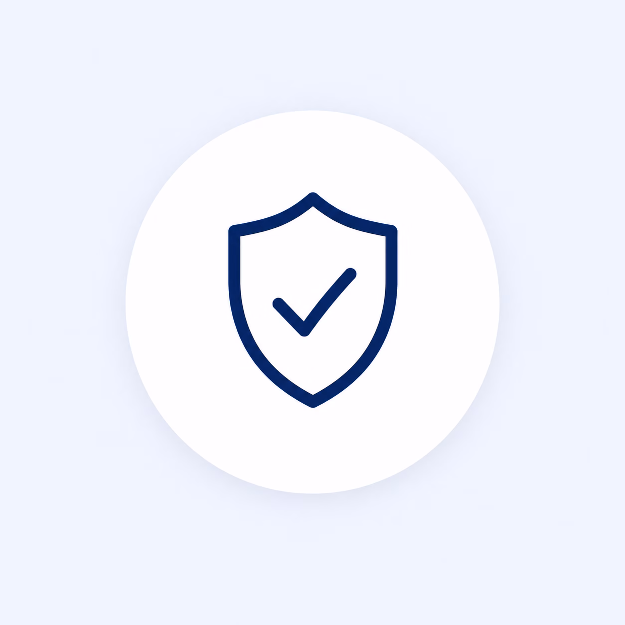 Icon Schild für vertrauliche Datenbearbeitung
